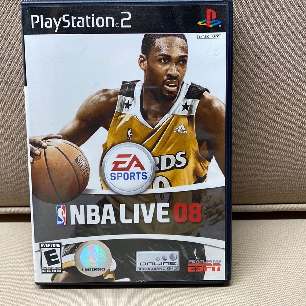 PS2 NBA Live 08